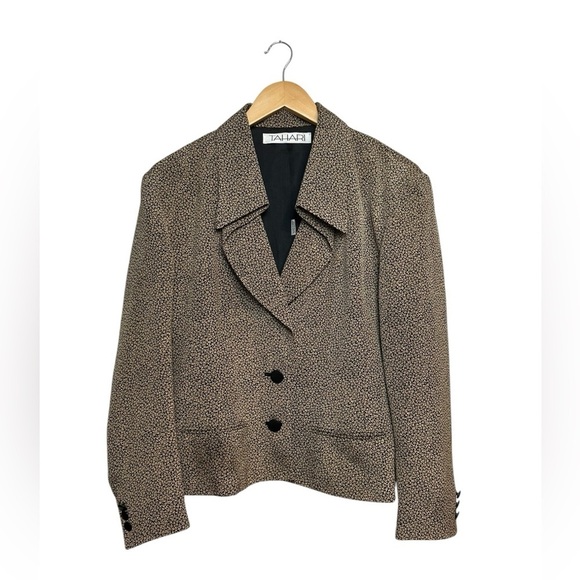 Tahari | Women’s 100% Silk Blazer | Fun Printed Blazer | Size 10 - Picture 1 of 5